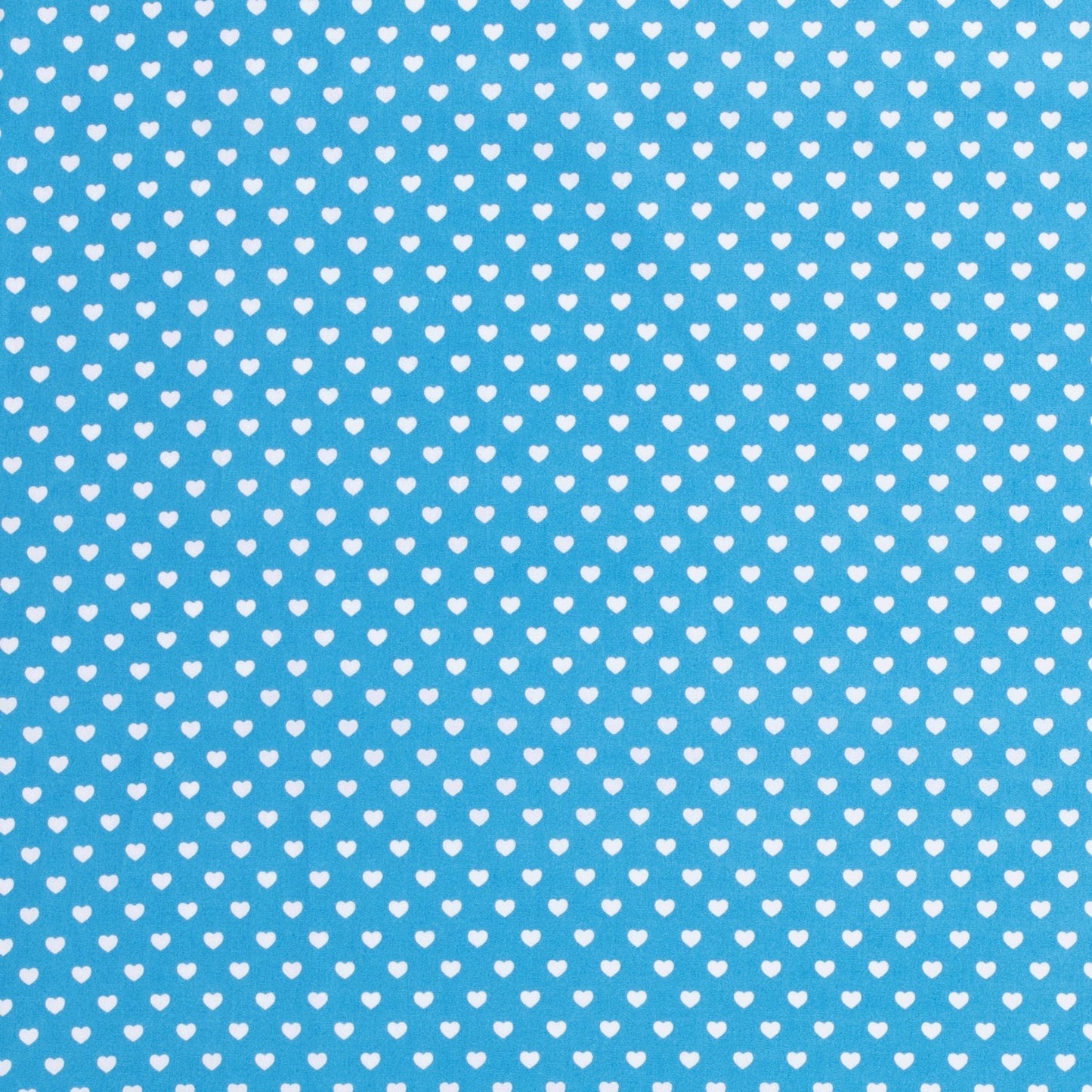 Tissu Popeline Coton Imprimé Cœur - 004