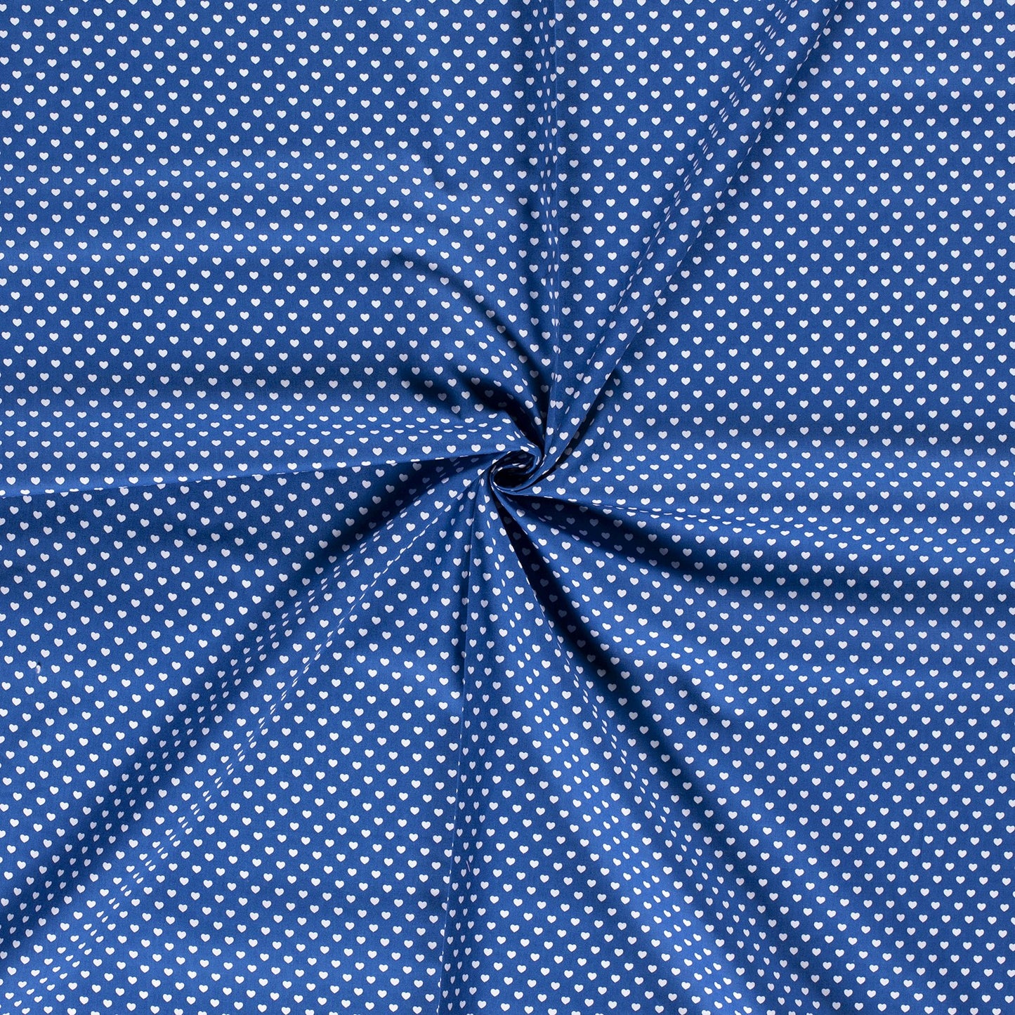 Tissu Popeline Coton Imprimé Cœur - 005