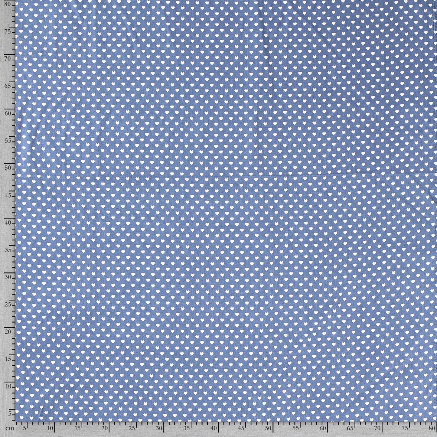 Tissu Popeline Coton Imprimé Cœur - 006