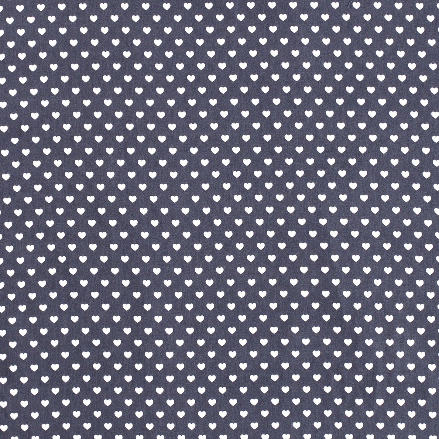 Tissu Popeline Coton Imprimé Cœur - 007