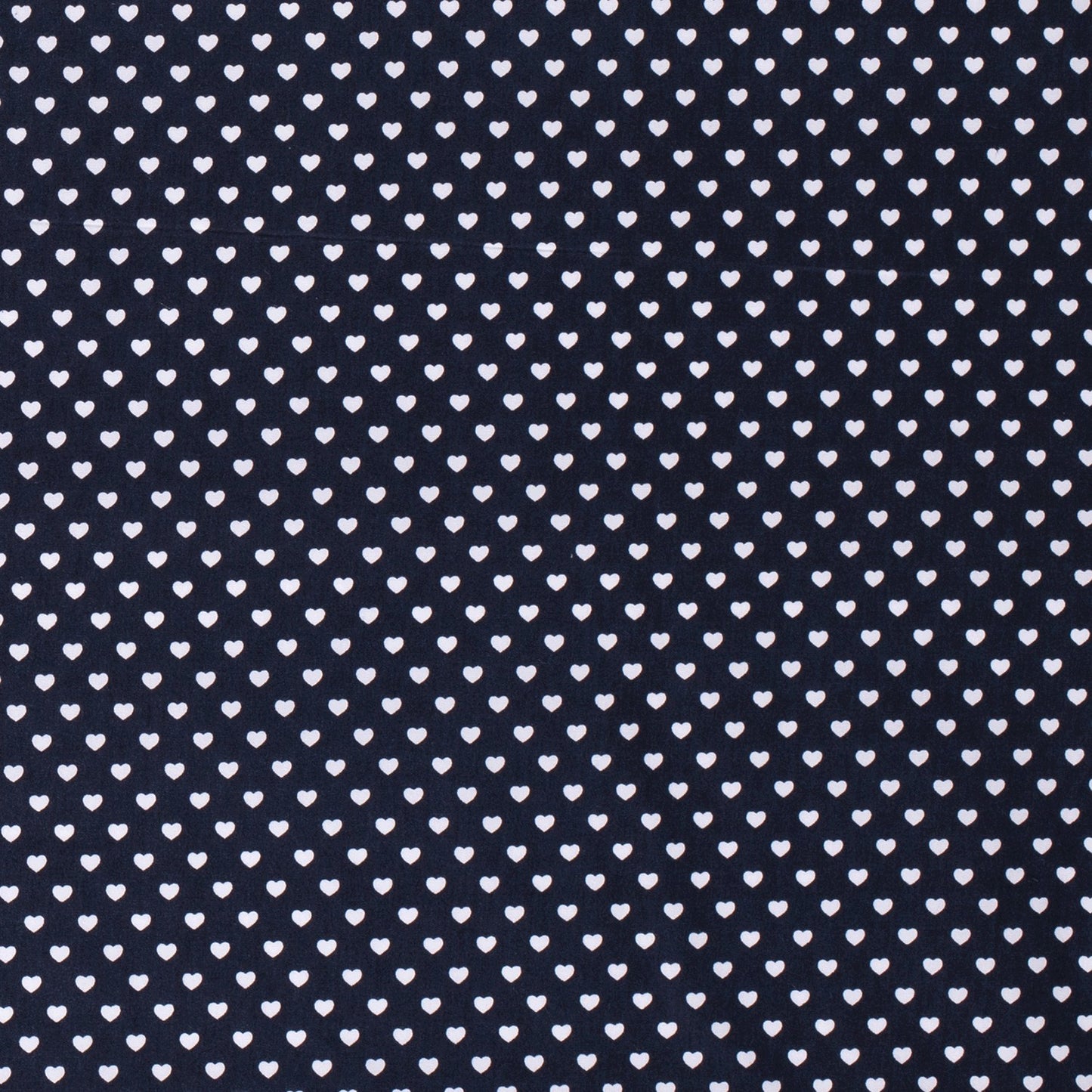 Tissu Popeline Coton Imprimé Cœur - 008
