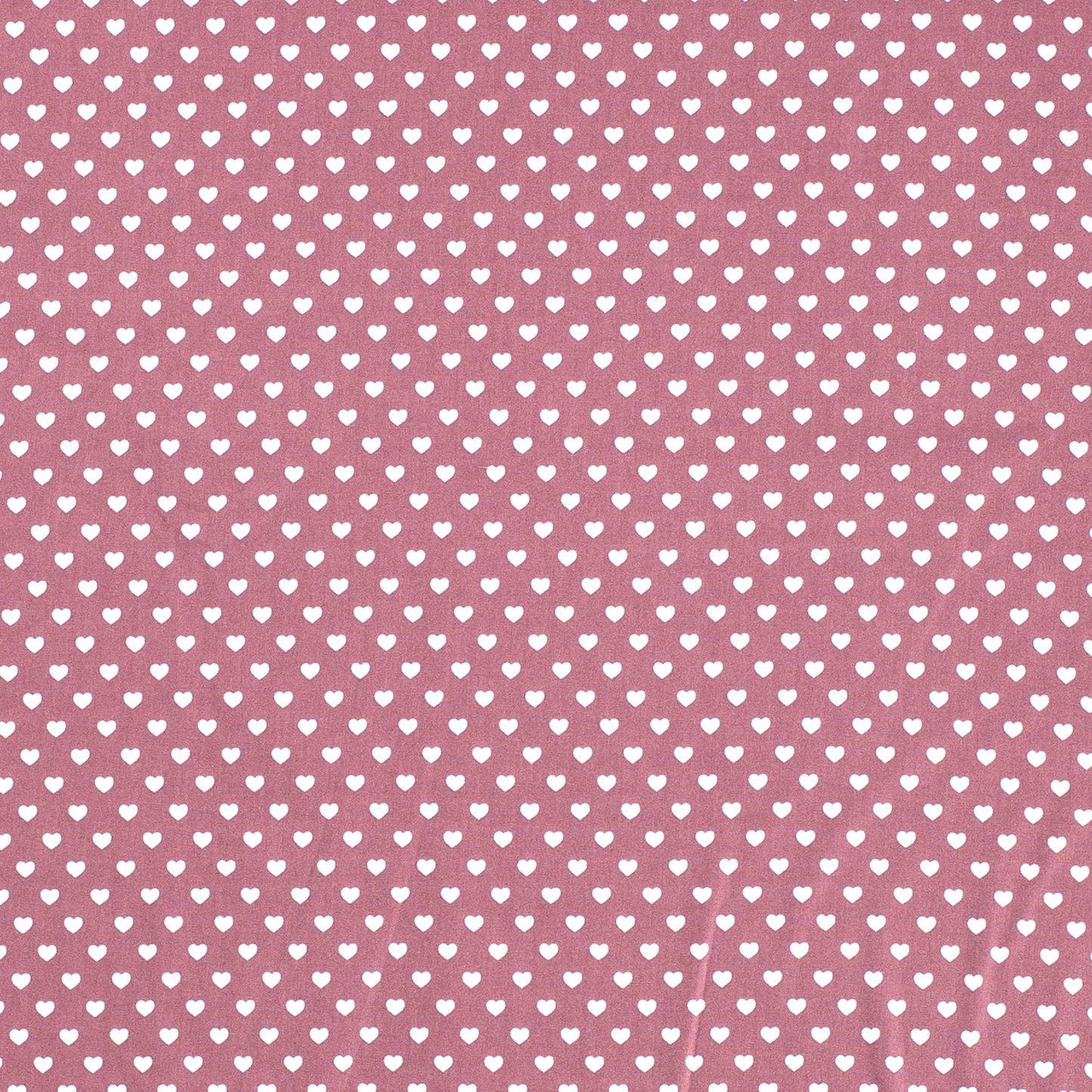 Tissu Popeline Coton Imprimé Cœur - 014