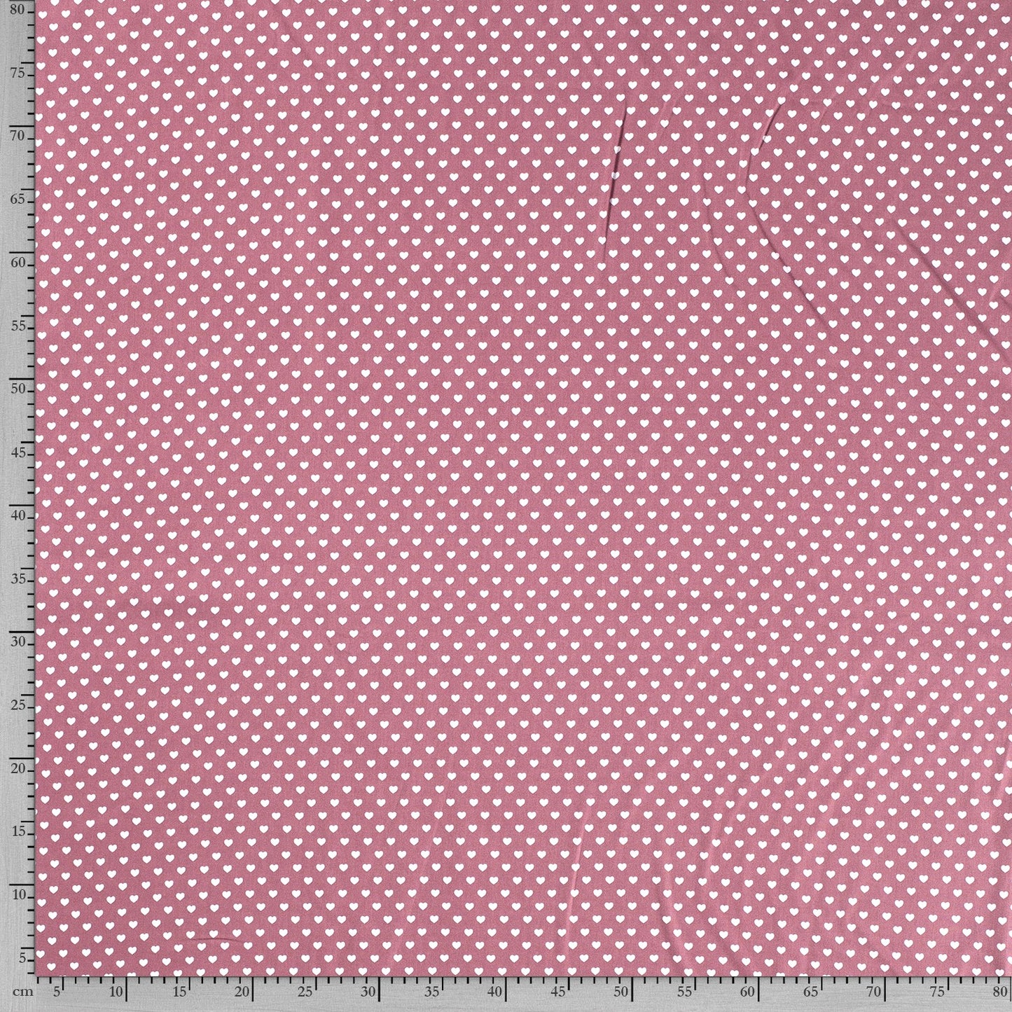 Tissu Popeline Coton Imprimé Cœur - 014
