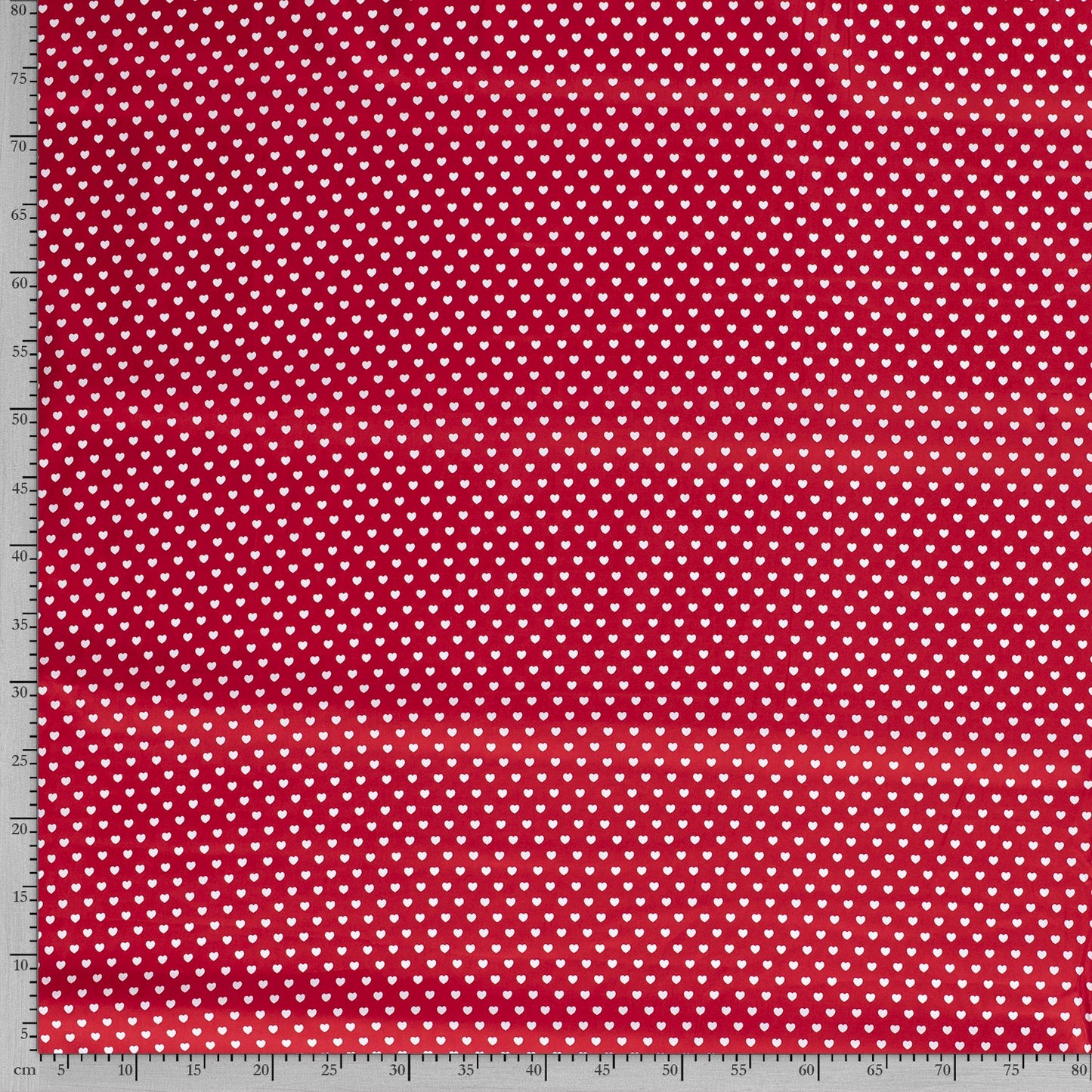 Tissu Popeline Coton Imprimé Cœur - 015