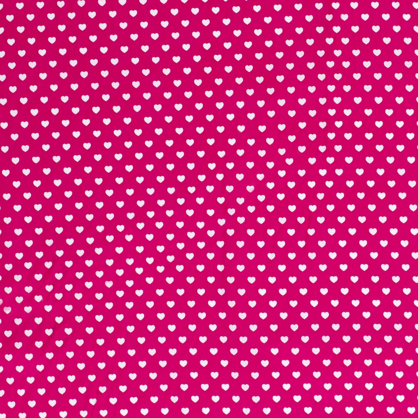 Tissu Popeline Coton Imprimé Cœur - 017