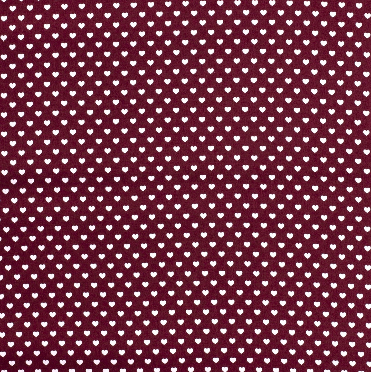 Tissu Popeline Coton Imprimé Cœur - 018