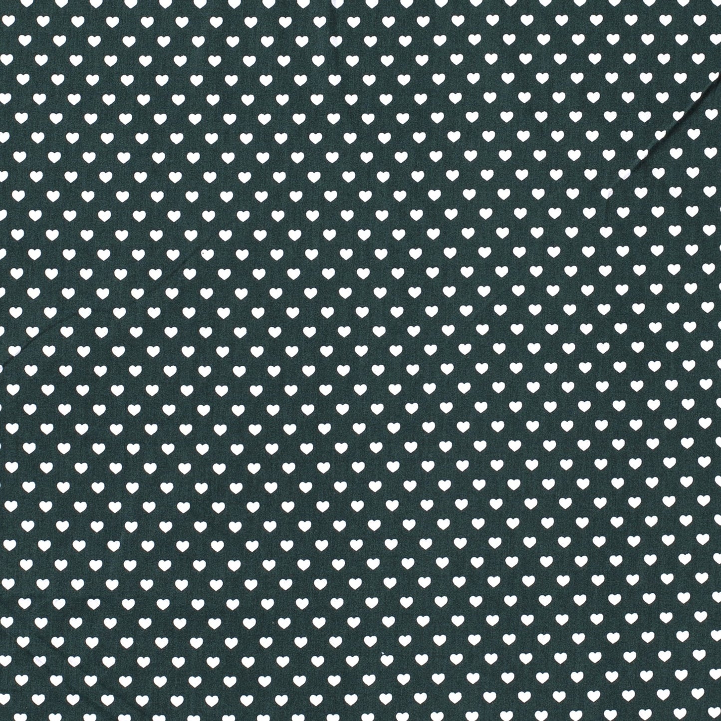Tissu Popeline Coton Imprimé Cœur - 028