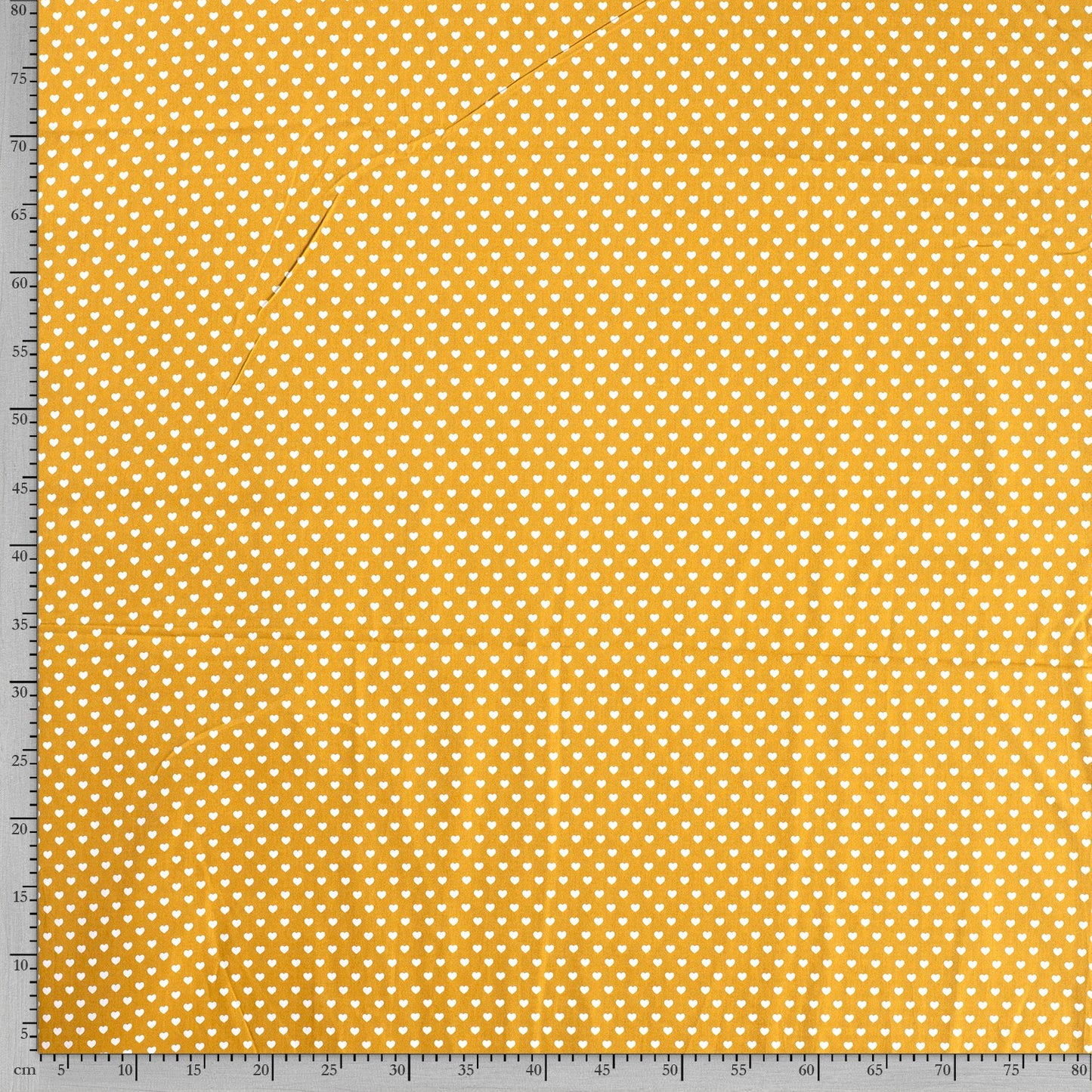 Tissu Popeline Coton Imprimé Cœur - 034