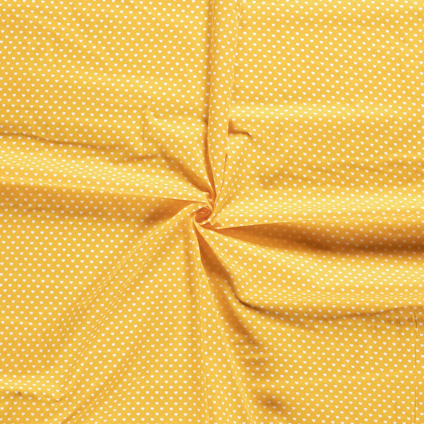 Tissu Popeline Coton Imprimé Cœur - 035