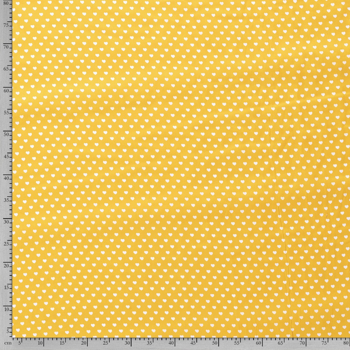 Tissu Popeline Coton Imprimé Cœur - 035