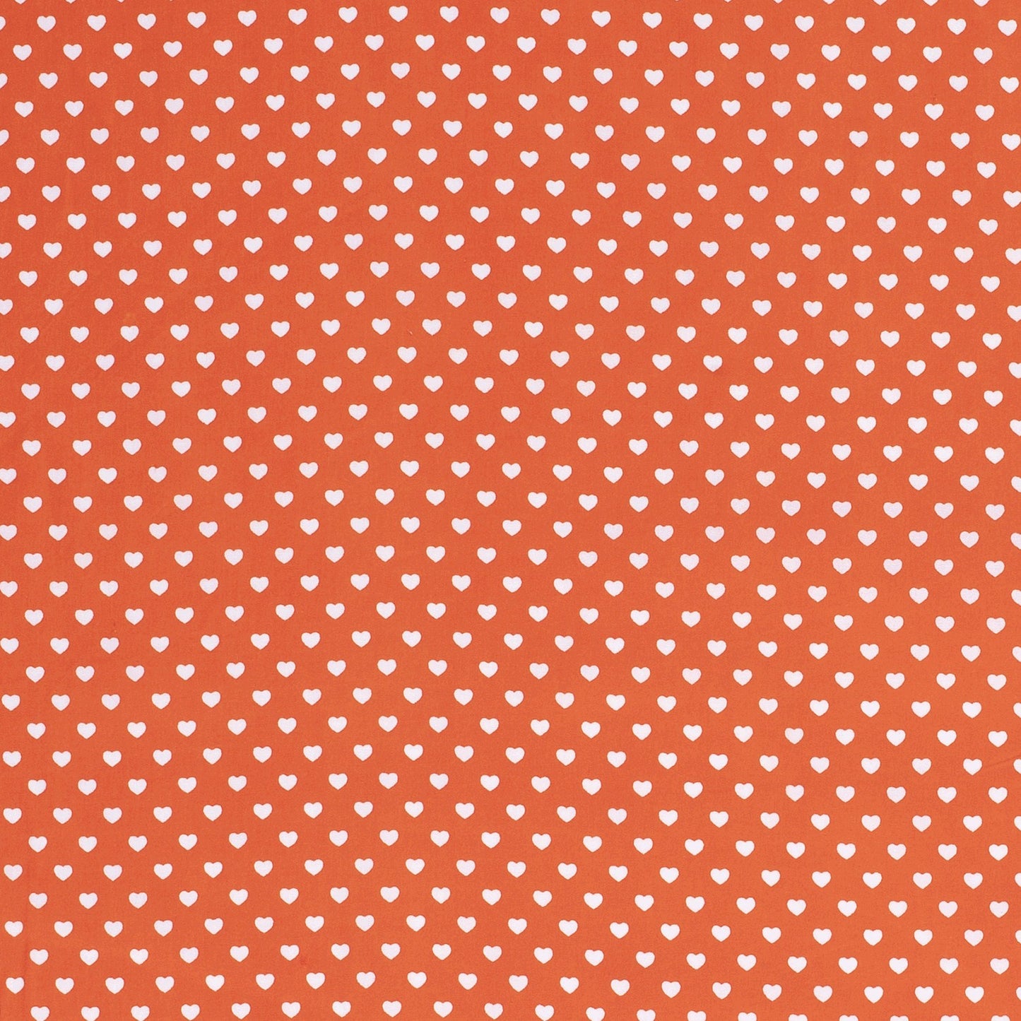 Tissu Popeline Coton Imprimé Cœur - 036