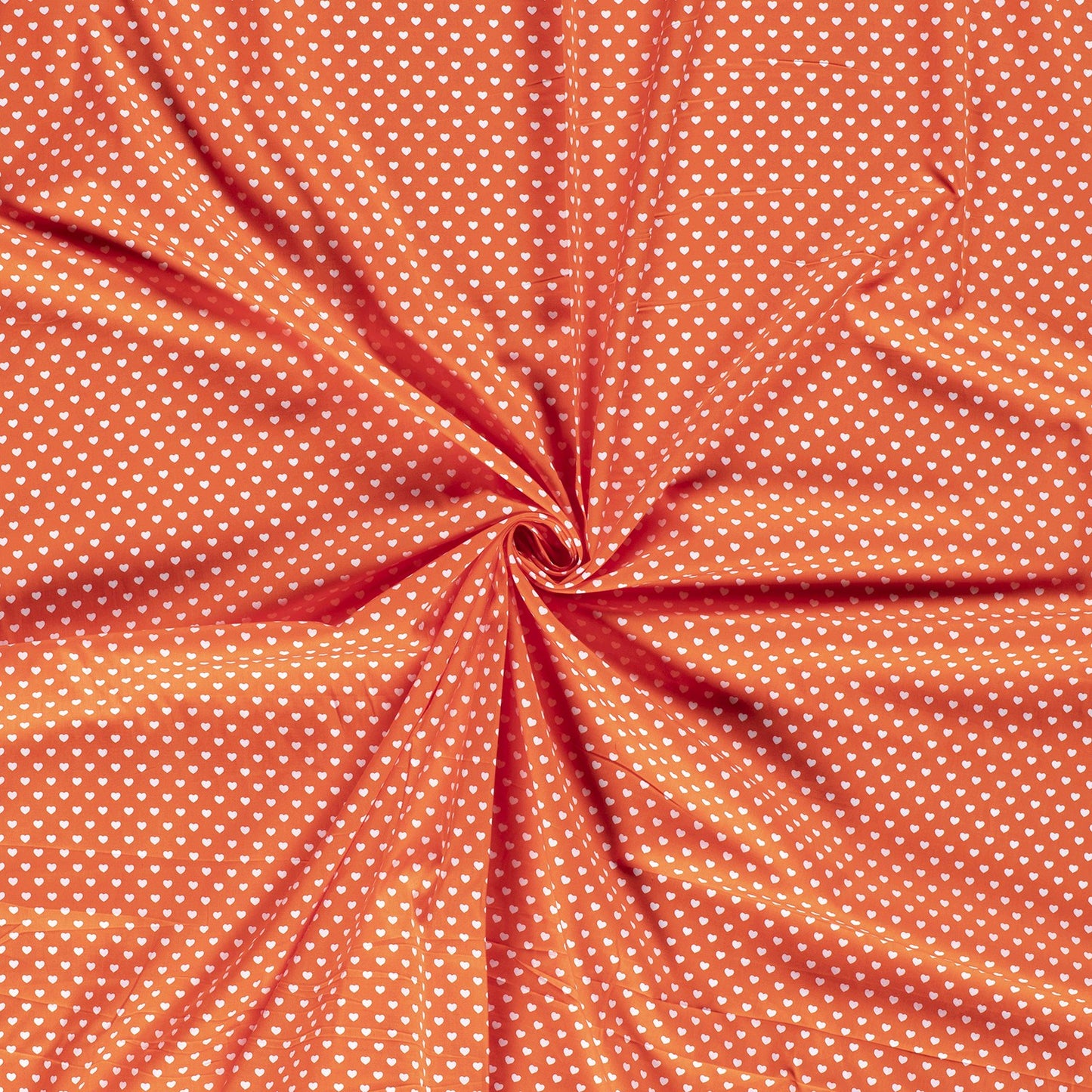 Tissu Popeline Coton Imprimé Cœur - 036