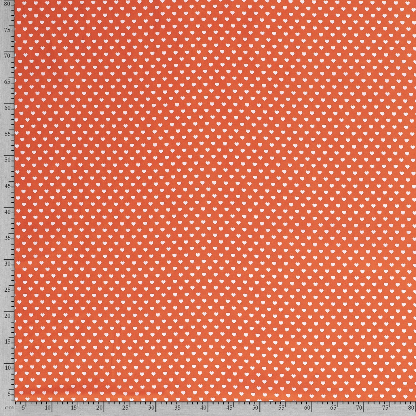 Tissu Popeline Coton Imprimé Cœur - 036