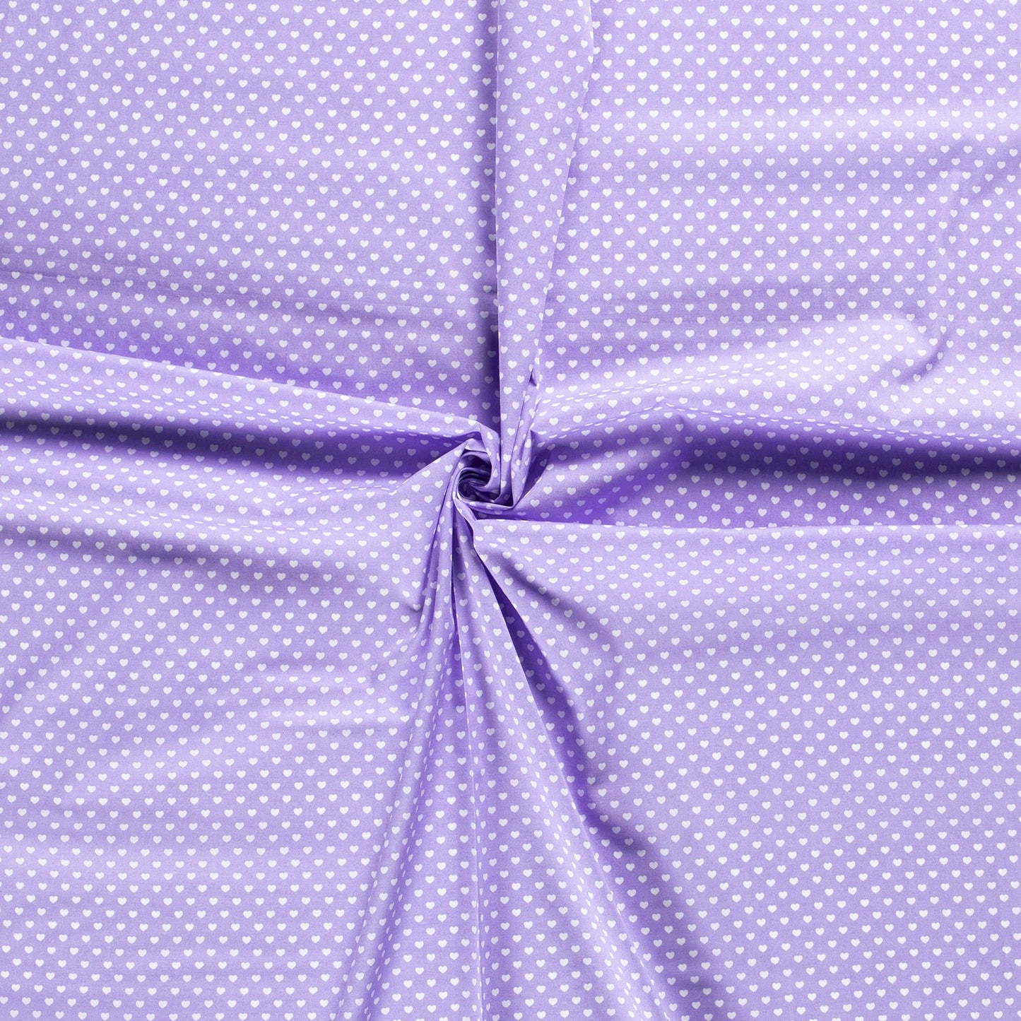 Tissu Popeline Coton Imprimé Cœur - 043