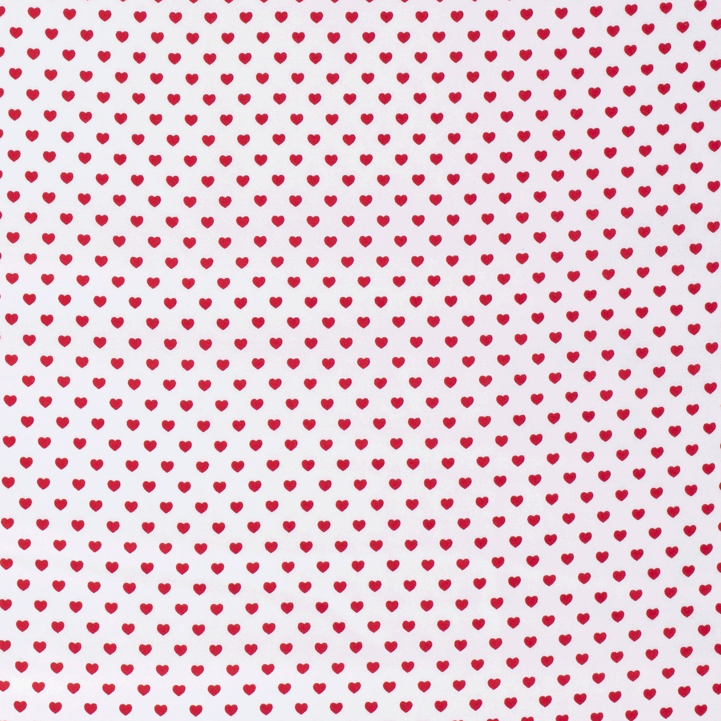Tissu Popeline Coton Imprimé Cœur - 050