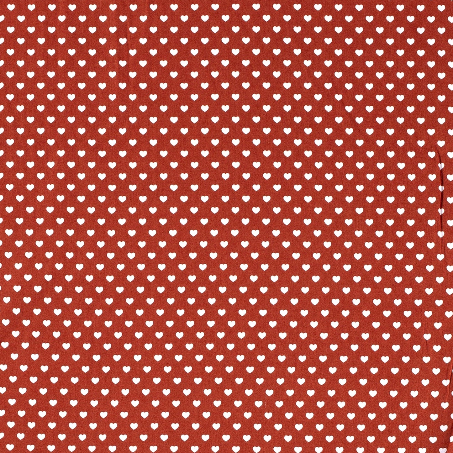Tissu Popeline Coton Imprimé Cœur - 056