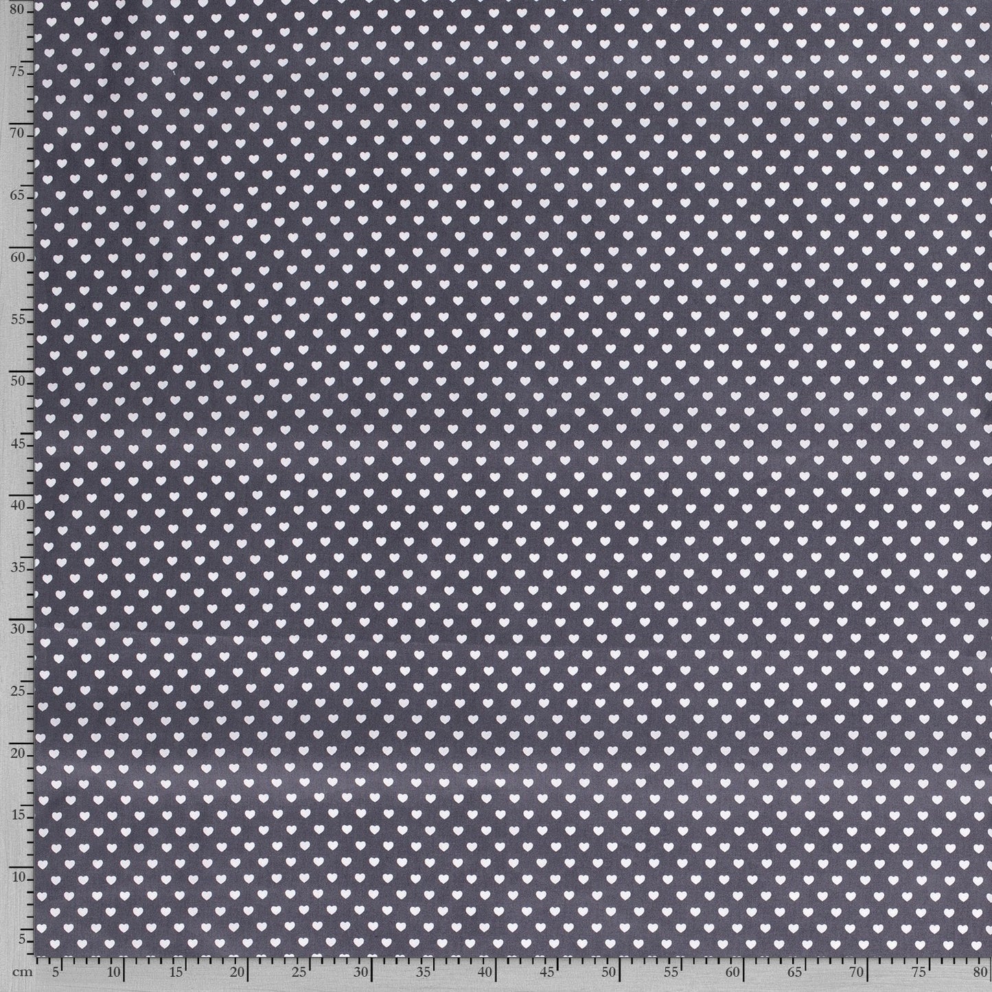 Tissu Popeline Coton Imprimé Cœur - 068