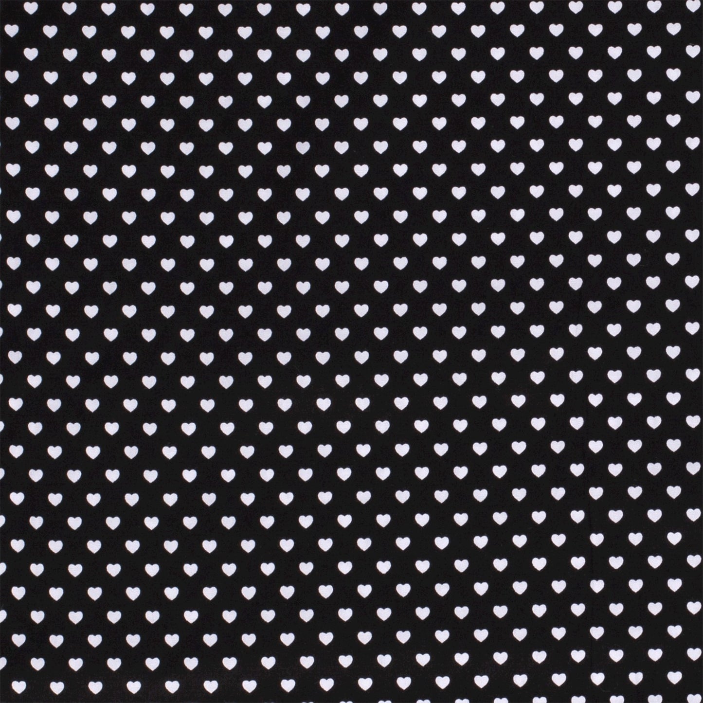 Tissu Popeline Coton Imprimé Cœur - 069