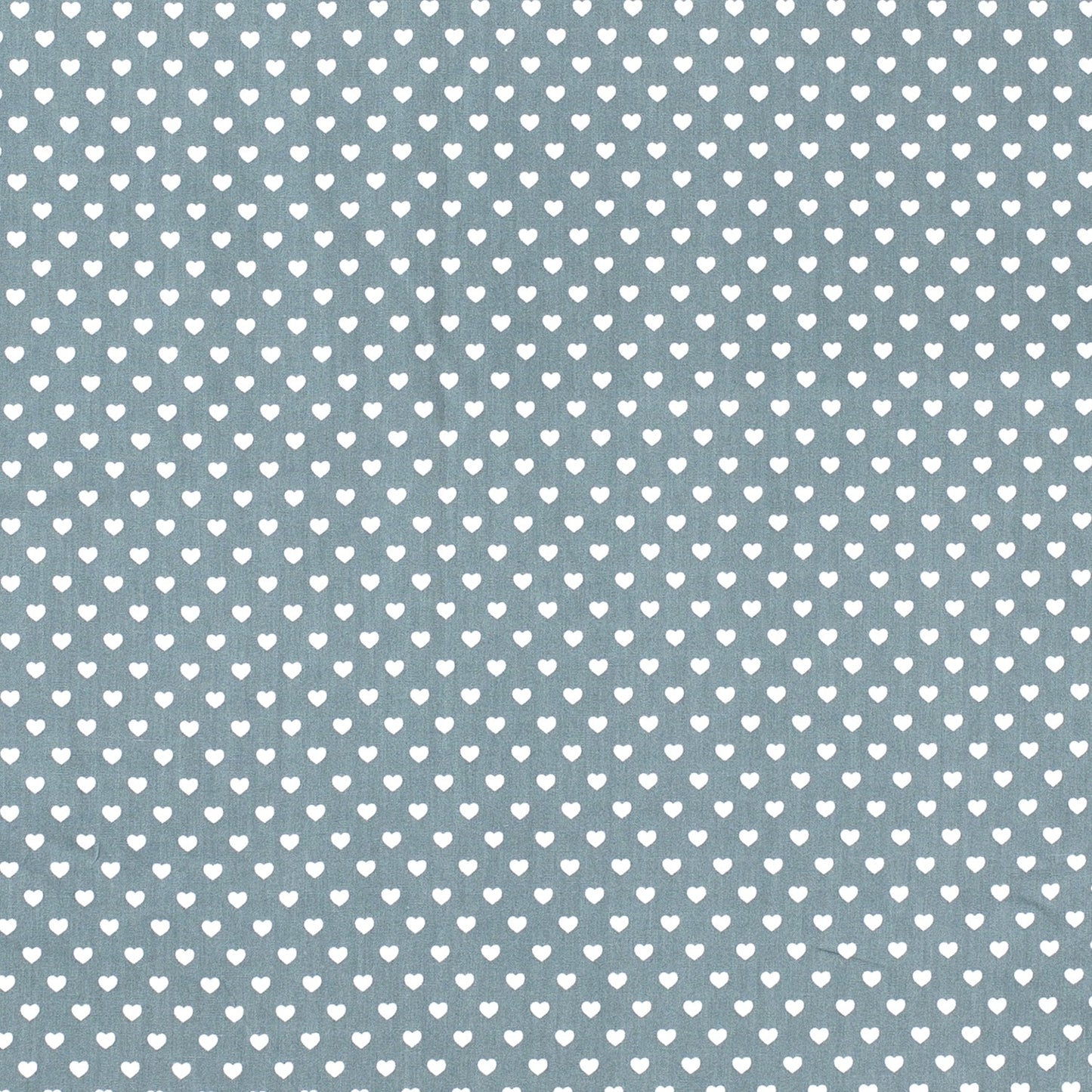 Tissu Popeline Coton Imprimé Cœur - 122