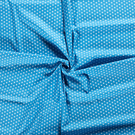 Tissu Popeline Coton Imprimé Etoile - 004