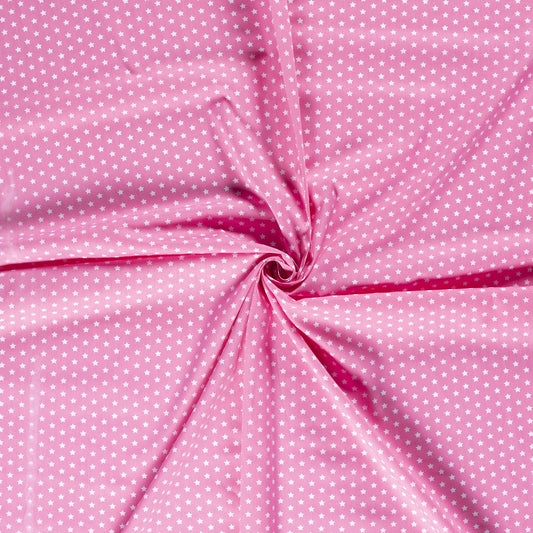 Tissu Popeline Coton Imprimé Etoile - 011