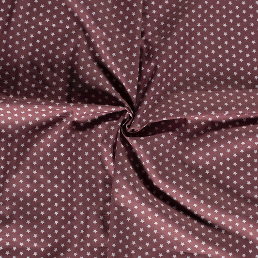 Tissu Popeline Coton Imprimé Etoile - 014