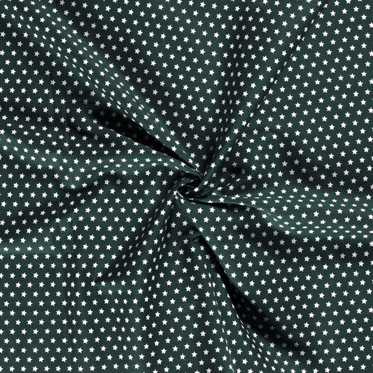 Tissu Popeline Coton Imprimé Etoile - 028