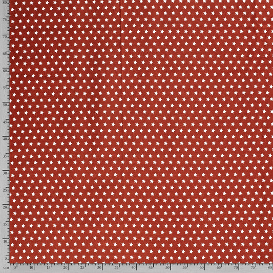 Tissu Popeline Coton Imprimé Etoile - 056