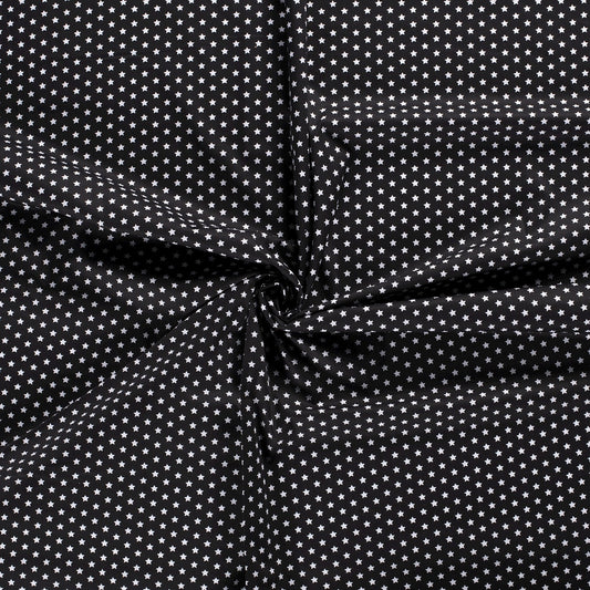 Tissu Popeline Coton Imprimé Etoile - 069