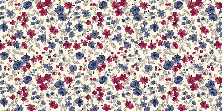 Tissu Coton Imprimé Leonie - 012