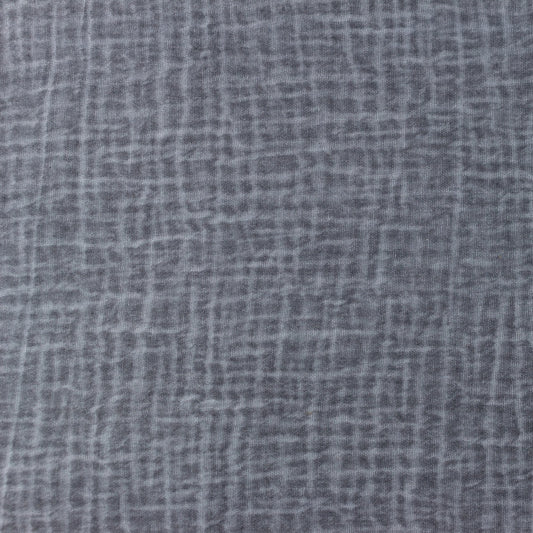 Tissu Double Gaze Dirty Wash - Gris Moyen