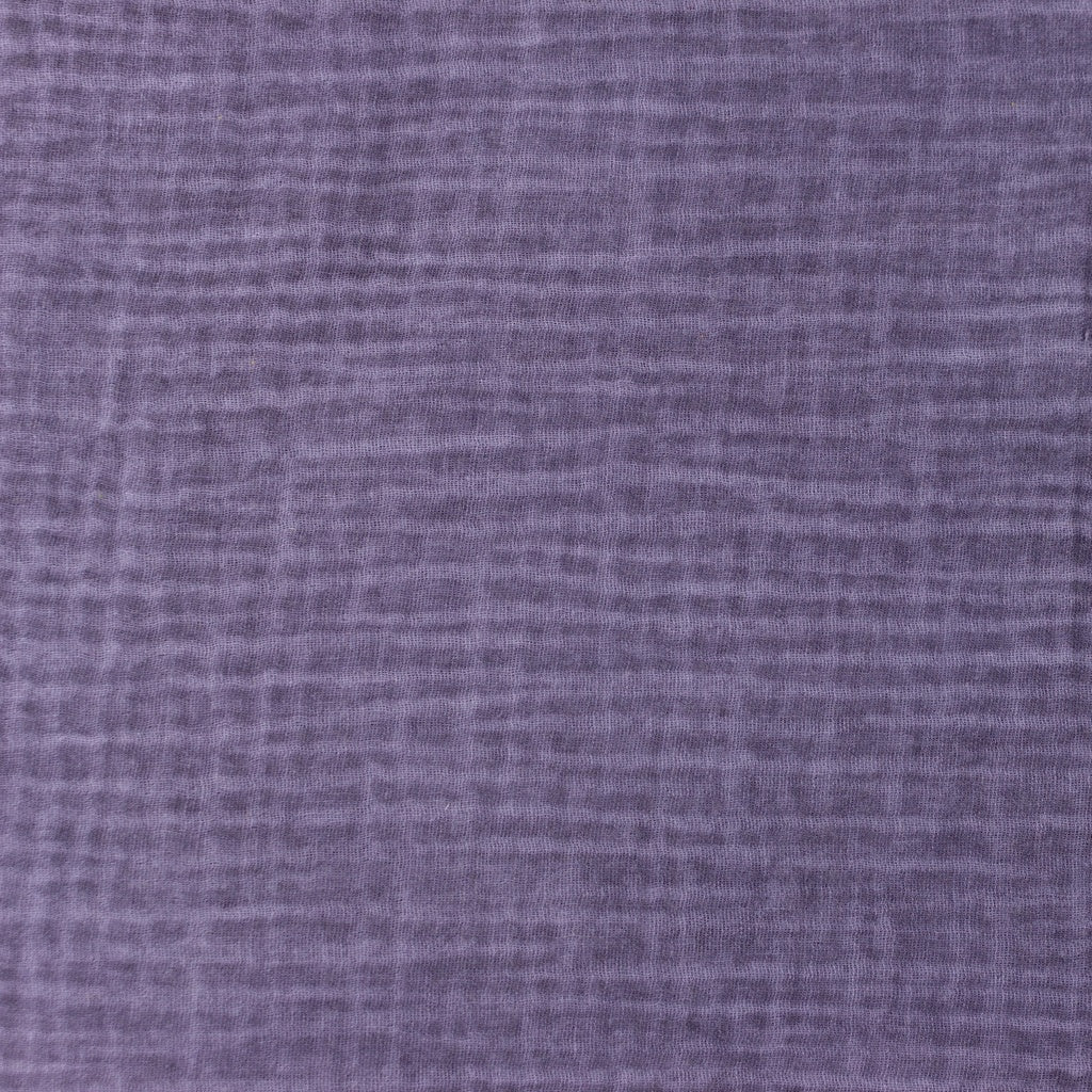 Tissu Double Gaze Dirty Wash - Lavande