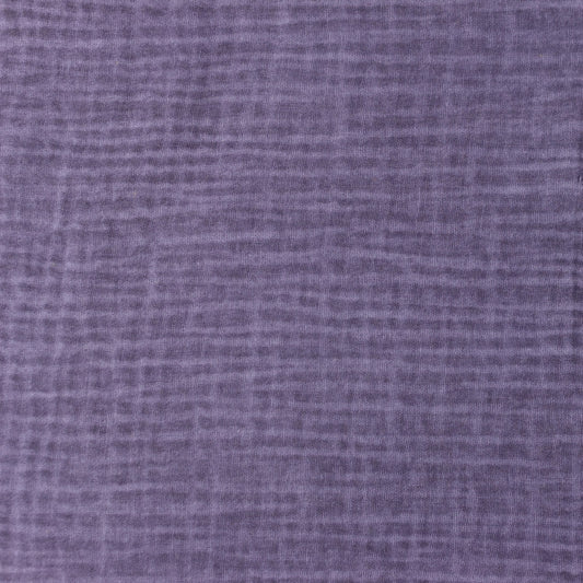 Tissu Double Gaze Dirty Wash - Lavande