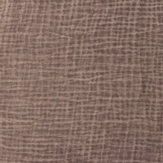 Tissu Double Gaze Dirty Wash - Mauve