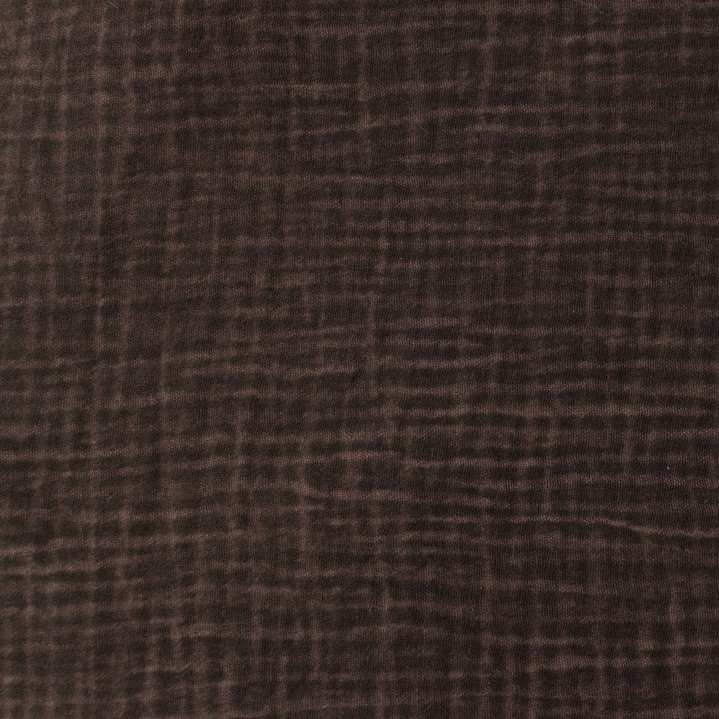 Tissu Double Gaze Dirty Wash - Moka