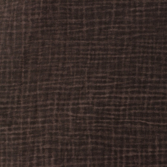 Tissu Double Gaze Dirty Wash - Moka