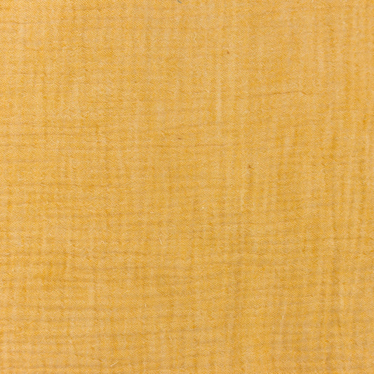 Tissu Double Gaze Chambray - Ocre