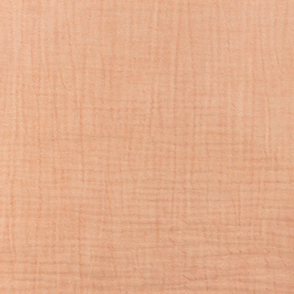 Tissu Double Gaze Chambray - Rose