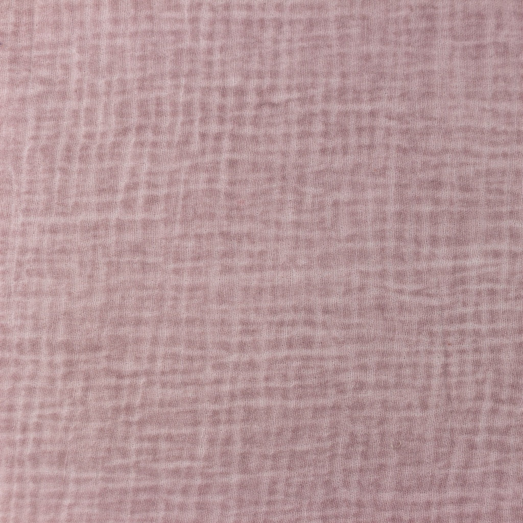 Tissu Double Gaze Dirty Wash - Rose Lavé