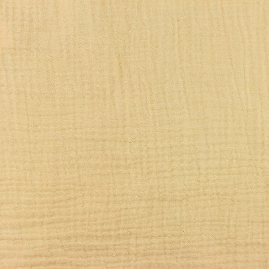Tissu Double Gaze Chambray - Sable