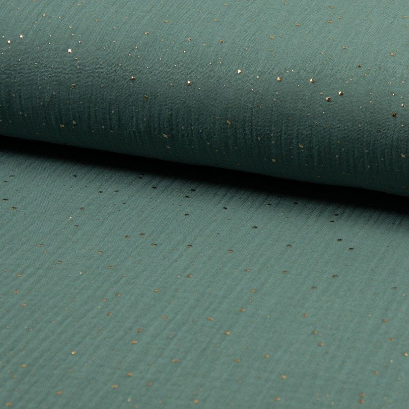 Tissu Double Gaze Glitter - 022
