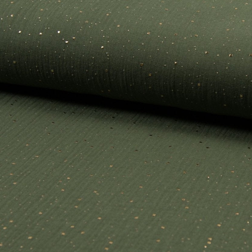 Tissu Double Gaze Glitter - 027