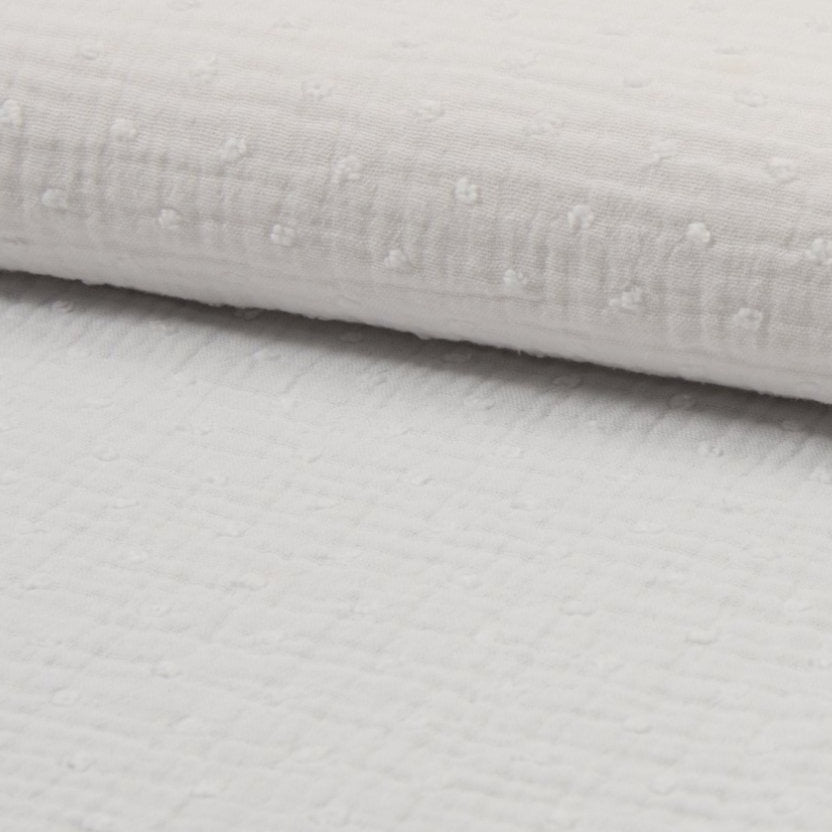 Tissu Double Gaze Plumetis - 050