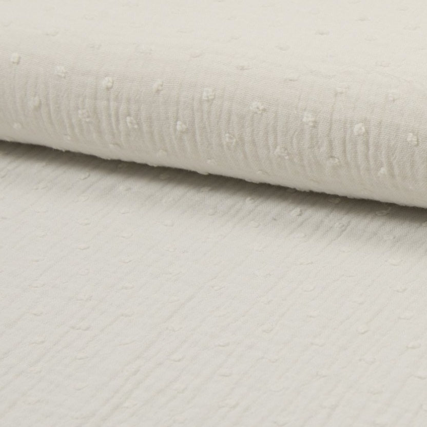 Tissu Double Gaze Plumetis - 051
