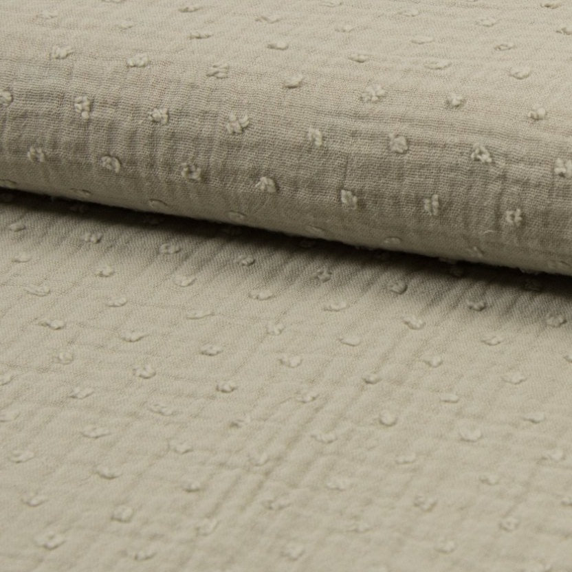Tissu Double Gaze Plumetis - 052