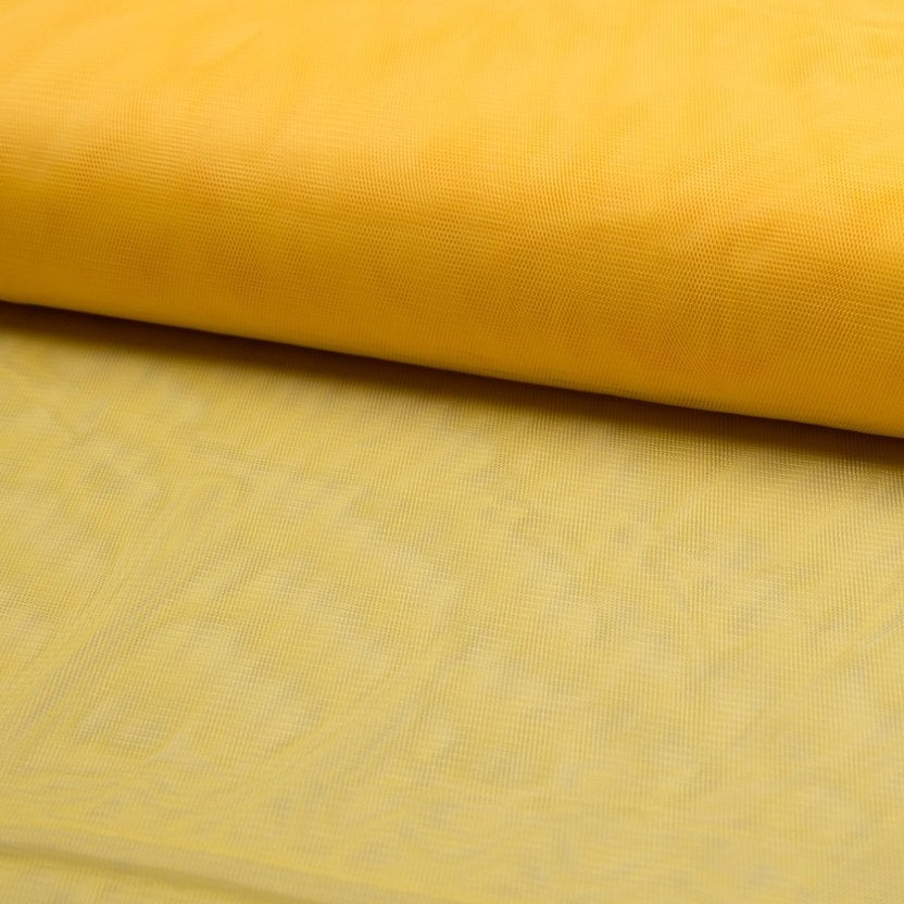 Tissu Tulle - Jaune d'or