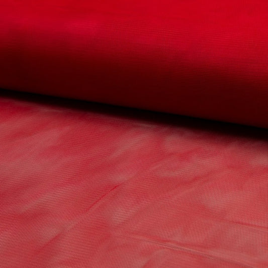 Tissu Tulle - Rouge